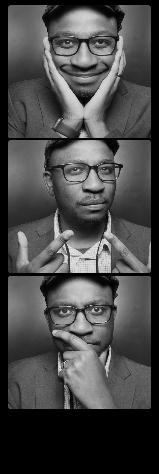 Headshots of Fanuel J. Muindi